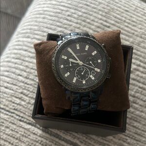 Michael Kors Dark Tone Chronograph Women’s Watch